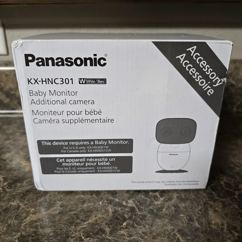 Panasonic Baby Monitor Additional Camera with Remote Pan/Tilt/Zoom KX-HNC301W
